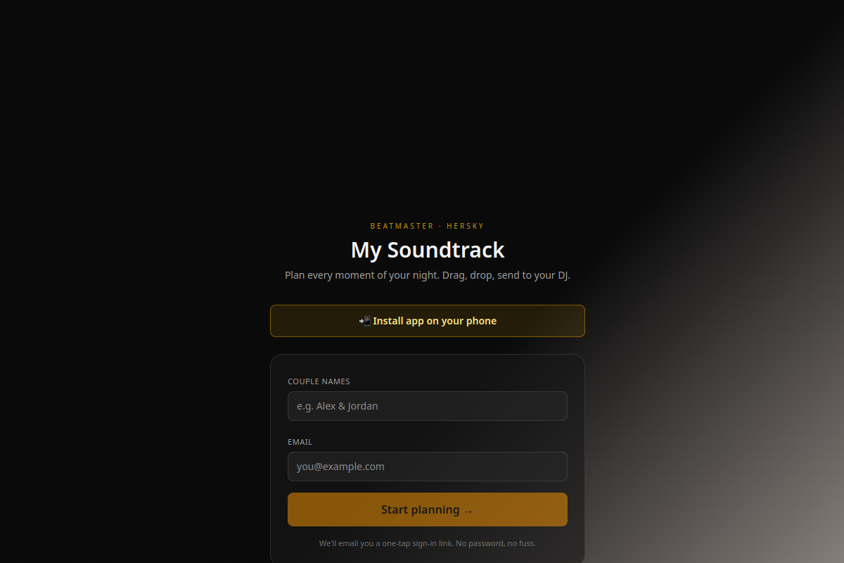 Vibe Planner screenshot